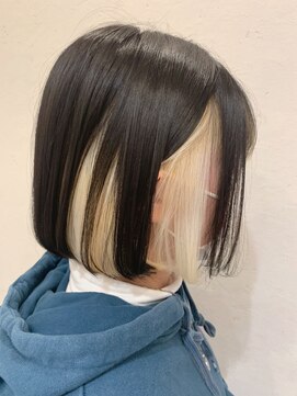 モプレア(MOPLEA) 抜きっぱなしインナーカラー