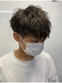 メンズカットダブルカラーブリーチカラーケアブリーチカラー