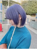 ブルーラベンダー/ラベンダー/紫髪/渋谷/渋谷駅