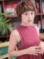 カバーヘア ブリス 上尾西口店(COVER HAIR bliss)&nbsp;個性的アシンメトリー♪小顔ショートウルフc4上尾20代30代40代