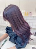 《花屋併設》ラベンダーブラウン/寒色系カラー/カール◎20代30代