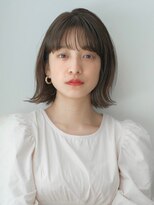 ガーデン タチカワ(garden tachikawa)&nbsp;暗髪×ボブ×シースルーバング×オーガニックヘア