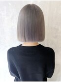シルバーボブ_チェリーブラウンフェミニンロング_ba375073