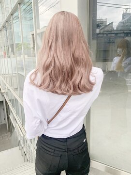 レーベン(LEBEN) 【ブリーチ2回~】ミルクティーピンク★