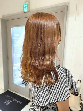 ラミ(L'ami) 艶感ブラウンベージュ/ブリーチなしダブルカラー