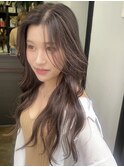 【NORA UMEDA 高木】外国人風ミルクティーハイライト