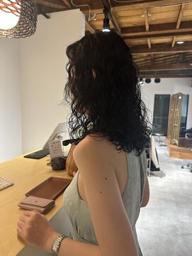 イオ(io) hard perm/dark navy【KAZUKI】