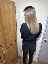 イオエ 梅田(ioe)&nbsp;ダブルカラー/大人ボブ/黒髪スタイル/髪質改善/縮毛矯正