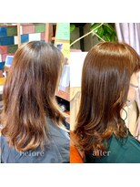 カプチーノアミコ(Cappuccino amico)&nbsp;店長Yusuke→【濃厚酵素トリートメント＋カット＋パーマ】コース