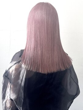 ココ 原宿(KOKO) ピンク黒髪小顔クラゲヘアーオリーブグレーココアベージュ