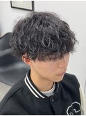 波巻きパーマツイストスパイラルパーマメンズ万代新潟駅