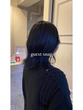 シエル(Ciel) 【ciel】ネイビーブルーブラック×メンテナンスカット◎