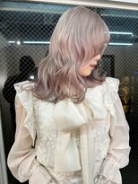 ラニヘアサロン(lani hair salon) ホワイトミルクティー/ゆるふわ/ハイトーン【大名/天神】