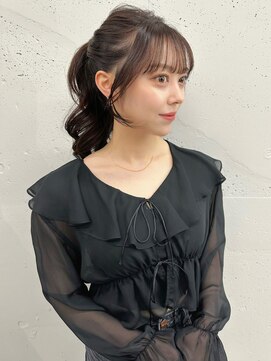 シーク 天神(SEEK) 【SEEK 松尾菫菜】韓国風顔まわりカット+アレンジ