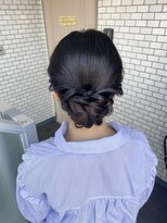 ソノ(sono)&nbsp;アップ　シニヨン　キレイめ　花嫁　ブライダル