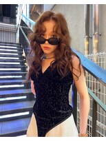 天神美容室 福岡美容室　グレージュ　海外レイヤーカット