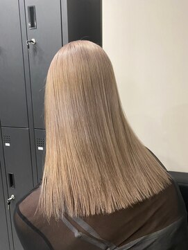 ベレーザ 渋谷(BELEZA) 10166秋色ブロンドオリーブベージ髪質改善くすみベージュロング