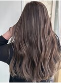 ハイライトダブルカラーレイヤーカット韓国ヘア