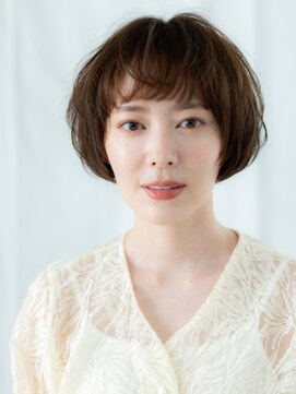ドクターズ サロン ラブ(Dr's Salon LAB) 大人かわいいアースカラー丸みマッシュパーマa古河30代40代
