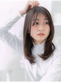 艶カラーバレイヤージュ内巻きワンカールTb11上尾20代30代40代