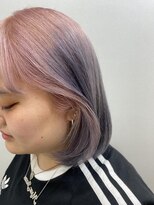 バディ 中野駅前店(BUDDY)&nbsp;ピンクミルク× パープルグレー【中野美容室/阿佐ヶ谷/高円寺】