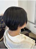 バッサリショートボブ
