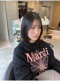 レイヤーカット/顔周りカット/ハッシュ/小顔/美髪/透明感/くびれ