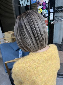 ラフ(LAFF) #着物#メルティーカラー#フェミニンロング#ウェーブミディアム