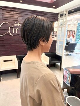 エアー 神戸(AIR) 白髪ぼかし/ショート/アッシュ/40代50代60代