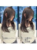 小顔レイヤーカットミディアムレイヤーレイヤーロング【日本橋】