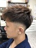 メンズカット+カラー+シェービング　￥8400～