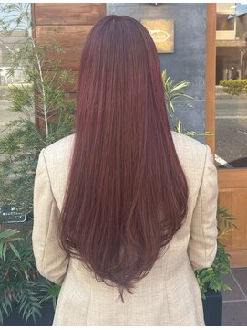 ルーム リシェール 南越谷店(Room RICHAIR) ピンクブラウンカラー