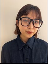 アタ(Ata.)&nbsp;ボブカット/切りっぱなし/ベージュカラー【広尾】