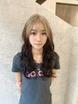 トリムバイエンヴィ(tlim by ENVY) 【石塚スタイル】ルーツカラー/ホワイトベージュ&ブラウンカラー