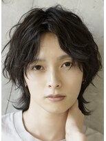 ゼンコー アオヤマ(ZENKO Aoyama)&nbsp;黒髪×ウルフ×スパイラルパーマ[表参道/青山/渋谷/原宿]