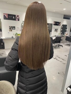 キング 心斎橋店(K!ng) 縮毛矯正髪質改善レイヤーカットトリートメント心斎橋美容室