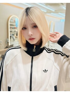 サンド 池袋 2nd(sand) 内にまとまるボブ/髪質改善/結べる/大人/キッズカット