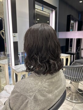 アピッシュ ギンザ(apish ginza) ボブパーマコテ巻き風パーマデジタルパーマレイヤーカット