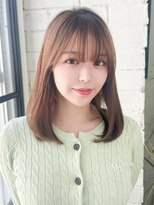 アグ ヘアー レイル 新津店(Agu hair rail)&nbsp;《Agu hair》小顔ミディ×numberA.アルガモイストオイル