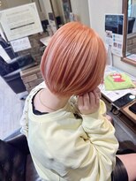 ハピネス 河原町店(Happiness)&nbsp;京都美容室　丸みショート　ハイトーン　進詩織