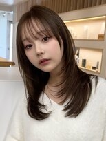 アビー(ABBEY3)&nbsp;顔まわりカット小顔カット韓国ヘアくびれヘア フェイスレイヤー