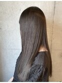 透明感たっぷり 艶カラー