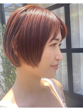 ファヴォリ(favori) 【favori 自由が丘】ハイトーンオレンジブラウンカラー