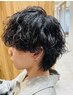 【平日メンズ馬場指名限定】カット+波巻きorツイストパーマ+トリートメント