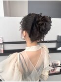 アップスタイルヘアセット＊