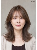フルショウ アシヤ(FURUSHO ASHIYA)&nbsp;くびれレイヤーミルクティーベージュ