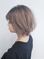 ビグディーサロン(BIGOUDI salon mukonosou) 柔らかショートボブ×バレイヤージュ