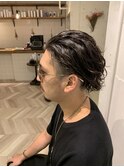 【YUKI】オールバック風×スパイラルパーマ