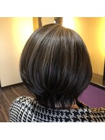 サロンエヌズ(salon Nz) 脱白髪染めハイライト+外国人風☆アディクシーカラー