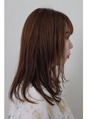 【ROOF用賀店】　大人ナチュラルセミロング　#髪質改善#縮毛矯正